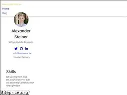 Sites similar to alexsteiner.de