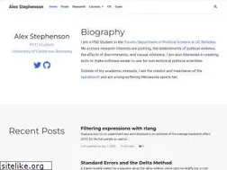 Sites similar to alexstephenson.me