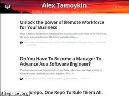 Sites similar to alextamoykin.com