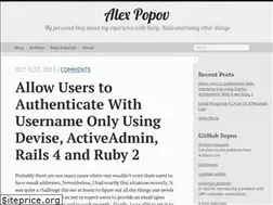 Sites similar to alexvpopov.github.io