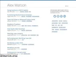 Sites similar to alexwatson.co.uk