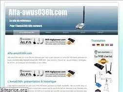Sites similar to alfa-awus036h.com