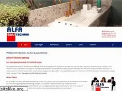 Sites similar to alfa-bautechnik.de