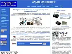 Sites similar to alfa-elektronik.com