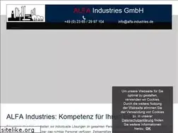 Sites similar to alfa-industries.de