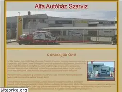 Sites similar to alfaautohaz.hu