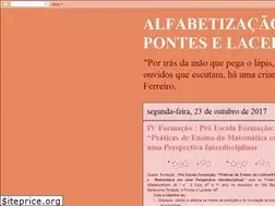 Sites similar to alfabetizacaocefaproponteselacerda.blogspot.com