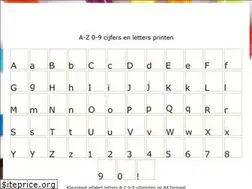 Sites similar to alfabetletters.nl