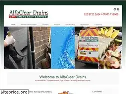 Sites similar to alfacleardrains.com