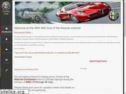 Sites similar to alfacluboftherockies.com