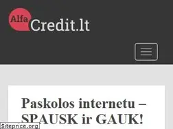 Sites similar to alfacredit.lt