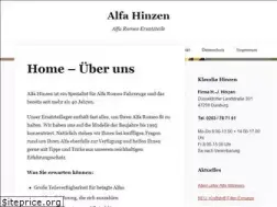 Sites similar to alfahinzen.de