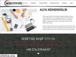 Sites similar to alfamuhendislik.com