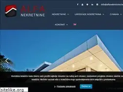 Sites similar to alfanekretnine.hr