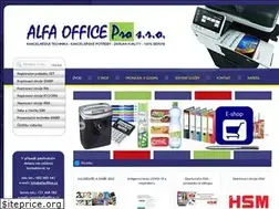 Sites similar to alfaoffice.cz