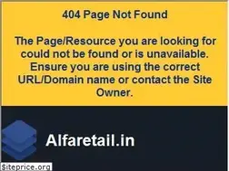 Sites similar to alfaretail.in