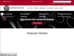 Sites similar to alfaromeousaofontario.com