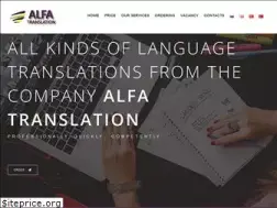 Sites similar to alfatranslation.kg