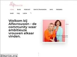 Sites similar to alfavrouwen.com
