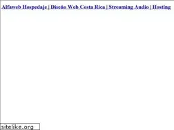 Sites similar to alfawebcr.com