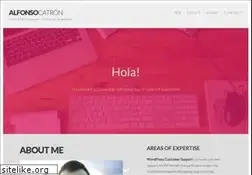 Sites similar to alfonsocatron.com
