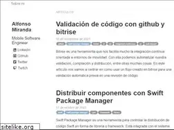 Sites similar to alfonsomiranda.com
