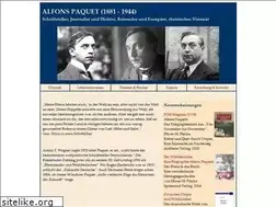 Sites similar to alfonspaquet.de