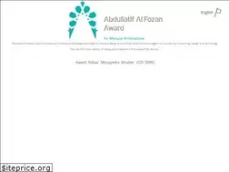 Sites similar to alfozanaward.org