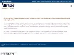 Sites similar to alfrescomarqueehire.ie