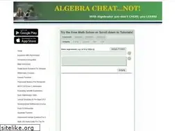 Sites similar to algebra-cheat.com
