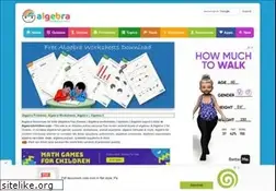 Sites similar to algebra4children.com