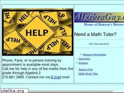 Sites similar to algebraguy.com