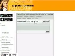 Sites similar to algebrahomework.org