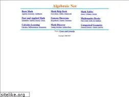 Sites similar to algebraic.net