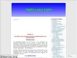 Sites similar to algebraparatodos.wordpress.com