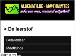 Sites similar to algemath.be