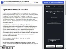 Sites similar to algemenevoorwaardenvoorbeeld.nl