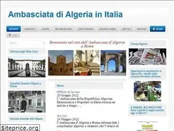 Sites similar to algerianembassy.it