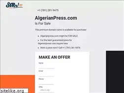 Sites similar to algerianpress.com