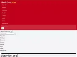 Sites similar to algeriefocus.com