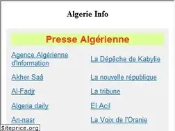 Sites similar to algerieinfos.net