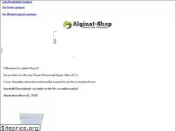 Sites similar to alginat-shop.de