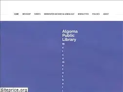 Sites similar to algomapubliclibrary.org