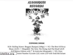 Sites similar to algonquinrecords.com