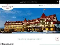 Sites similar to algonquinresort.com