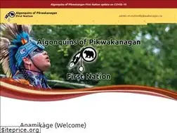Sites similar to algonquinsofpikwakanagan.com