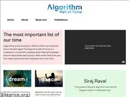 Sites similar to algorithmhalloffame.org