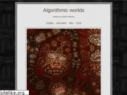 Sites similar to algorithmic-worlds.net