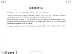 Sites similar to algorithmica.org