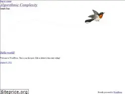 Sites similar to algorithmiccomplexity.com